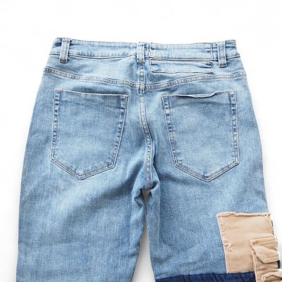 Slaskust from S.T Team 2019-2020 Deconstructed Patchwork Streetwear Pants Men 30 - Picture 4 of 10